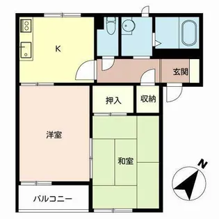グリーンルミナス【1階】の間取り