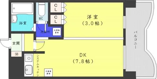 札幌ビオス館【11階】の間取り