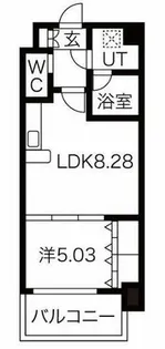 Choei65 プレジオ中津【2階】の間取り