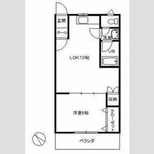 エルソフィア正雀I【3階】の間取り