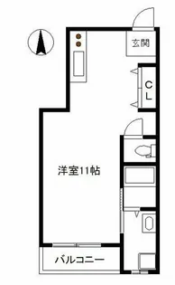 メゾンよしの【306号室】の間取り
