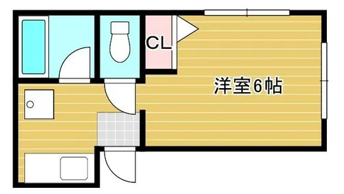 岩川マンション【4階】の間取り