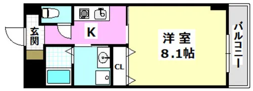 メゾン・ド・サンセリテ【3階】の間取り