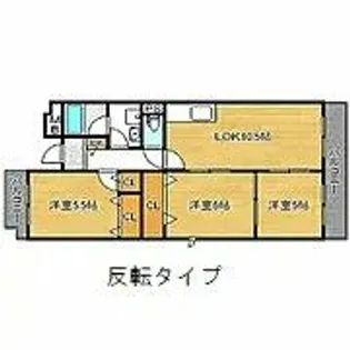 メルベーユ【3階】の間取り