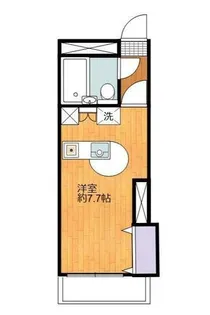 サントルヴィラ本町【203号室】の間取り