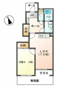 メゾン・ド・ミノリ【1階】の間取り