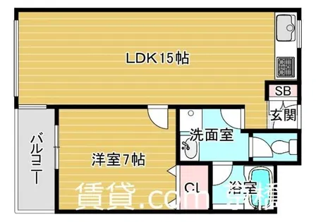 メゾンドノブレ【9階】の間取り