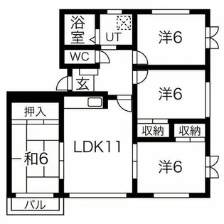 キャッスルプラザ【2階】の間取り
