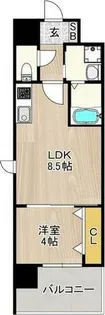 レクシア堺東【6階】の間取り