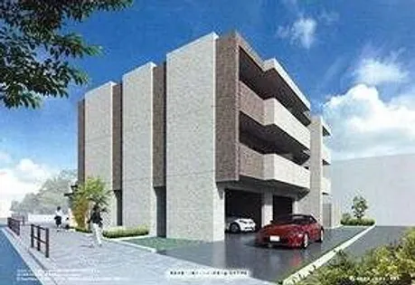 マルーン白壁の画像