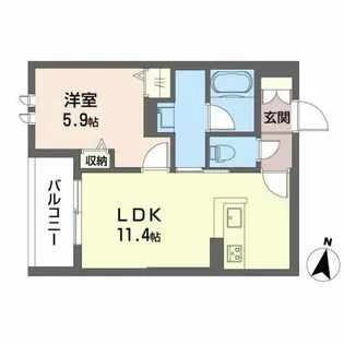 JS House【0202号室】の間取り