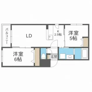 LIAISON琴似【3階】の間取り