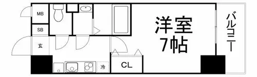 ジュネス高津公園【10階】の間取り