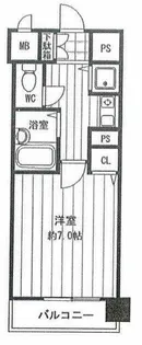 ユニーブル靭公園【3階】の間取り