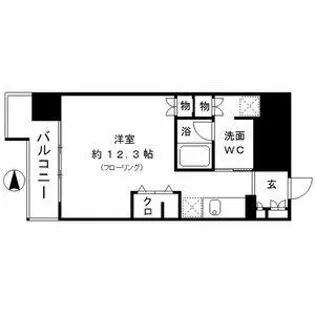 レジディア東桜Ⅱ【3階】の間取り
