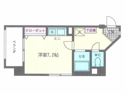 ハートピア鍛治町【9階】の間取り