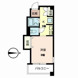 モダニティ塚本【0301号室】の間取り
