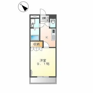 アーバンレジデンス【208号室】の間取り