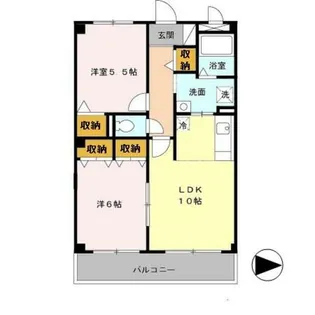 モナーク・コート【3階】の間取り