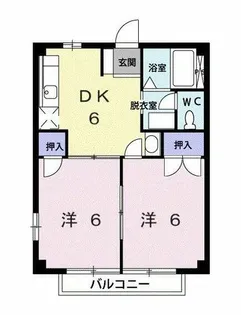 エステートA【2階】の間取り