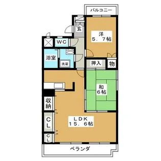パラシオン2559【3階】の間取り