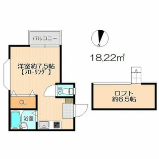 エレガンテ大濠西Ⅲ【2階】の間取り