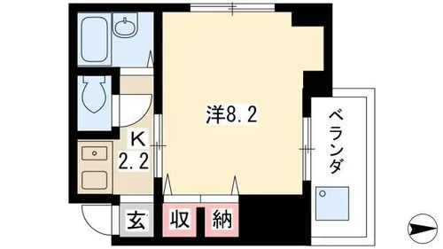 アルバステージ大須【502号室】の間取り