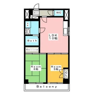 ライジングサン安城【5階】の間取り