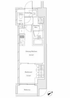 ザ パークハビオ都島テラス【2階】の間取り