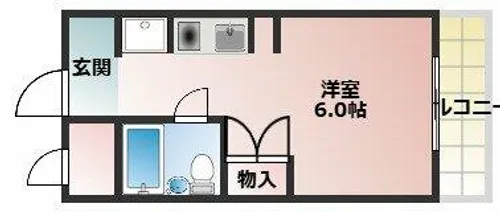 シティゴールド【306号室】の間取り