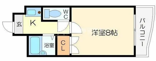 サンビレッジ【601号室】の間取り