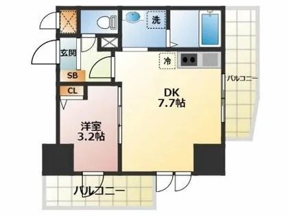 SDグランツ神戸六甲山手【604号室】の間取り