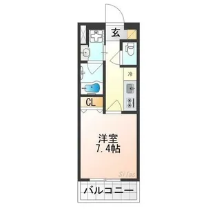 ベラジオ京都壬生イーストゲート【1階】の間取り