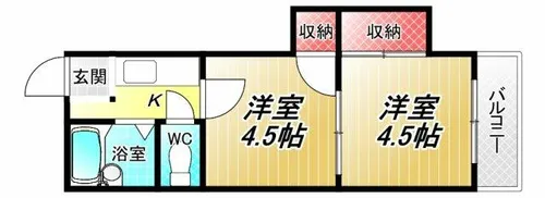 プレアール大蓮【3階】の間取り