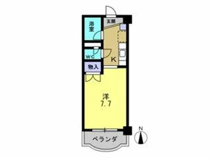 メゾン・ヴェルテ【205号室】の間取り