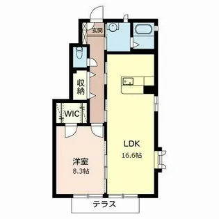 ゆりのきハイツ峰【0101号室】の間取り