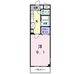 トムズガーデン【1階】の間取り
