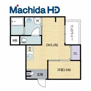 エヌエムキャトフヴァントゥレーズノース【3階】の間取り