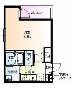 フジパレス堺鳳中Ⅵ番館【2階】の間取り