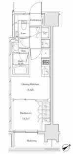 ザ・パークハビオ都島テラス【2階】の間取り