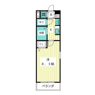 ベルコリーヌ向山【1階】の間取り