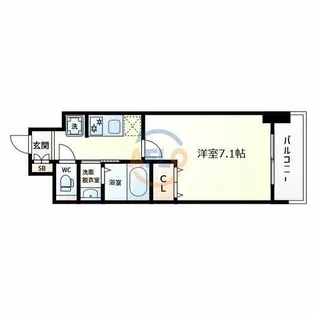 アービングNeo岸里【6階】の間取り