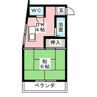 メゾンベルジュール神田【401号室】の間取り