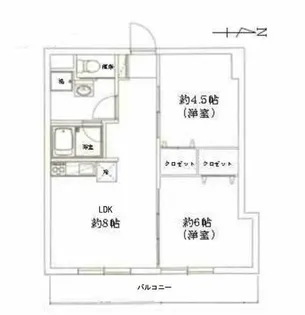 アルカディアイン【8階】の間取り