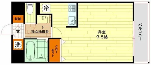 エスライズ桜ノ宮【10階】の間取り