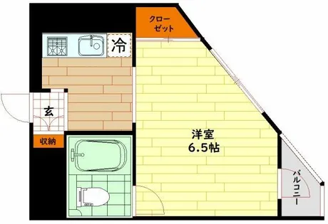 サンプラザ京橋【1階】の間取り
