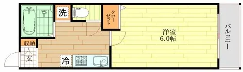 グリーンプラザ城東【9階】の間取り