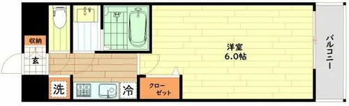 プレサンス福島吉野ミナージ【11階】の間取り