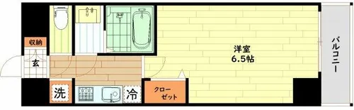 プレサンス福島吉野ミナージ【14階】の間取り