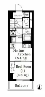 エル・セレーノ大阪天神橋【6階】の間取り